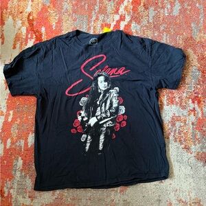 Vintage Selena Black Graphic T-Shirt